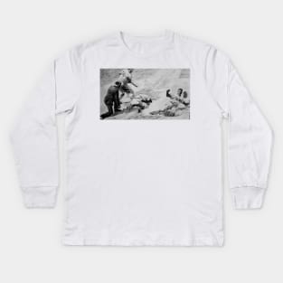 Jackie Robinson Kids Long Sleeve T-Shirt